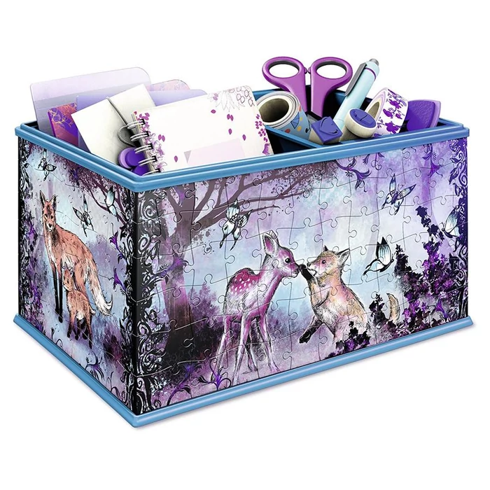 Ravensburger 12084 - Girly Girl Edition - Animal Trend tároló doboz - 216 db-os 3D puzzle
