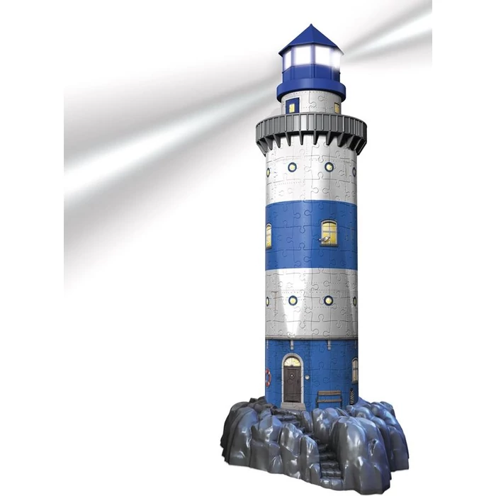 Ravensburger 12577 - Night Edition - Világítótorony - 216 db-os 3D puzzle