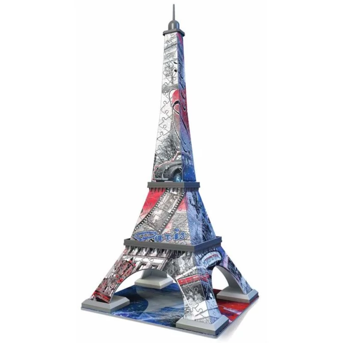 Ravensburger 12580 - Flag Edition - Eiffel-torony - 216 db-os 3D puzzle