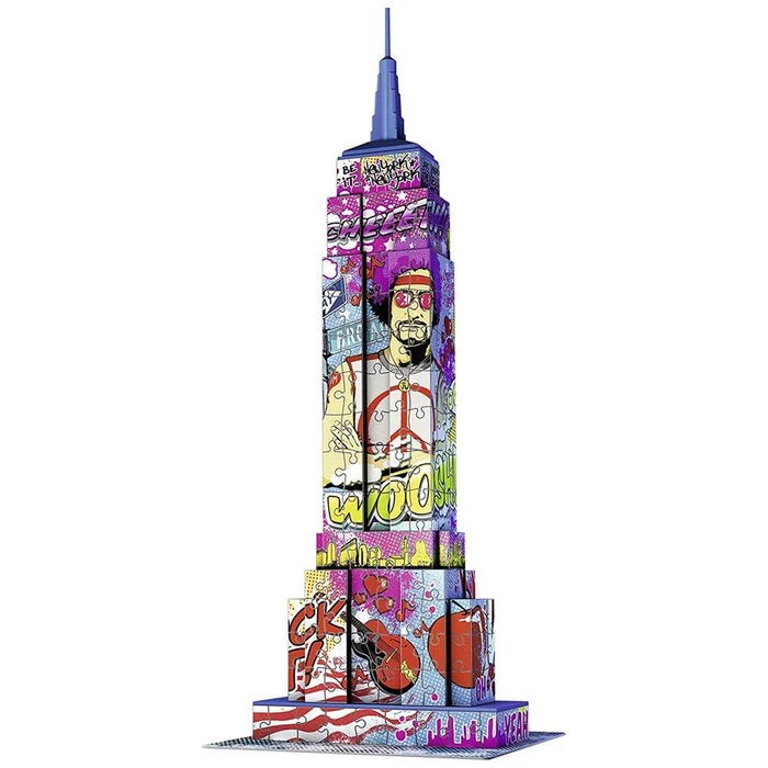 Ravensburger 12599 - Pop Art Edition - Empire State Building - 216 db-os 3D puzzle