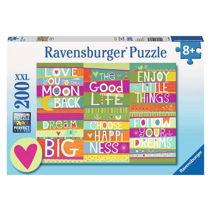 Ravensburger 12606 - Motiváció - 200 db-os XXL puzzle