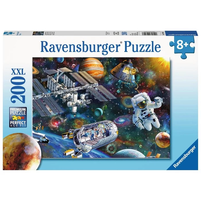 Ravensburger 12692 - A Nemzeti Űrállomáson - 200 db-os XXL puzzle