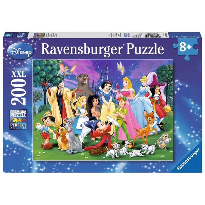 Ravensburger 12698 - Disney kedvencek - 200 db-os XXL puzzle