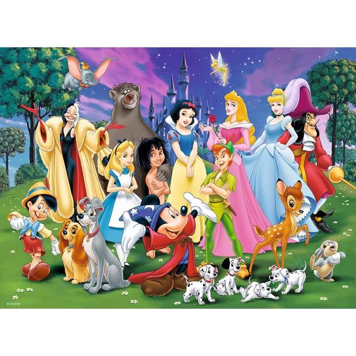 Ravensburger 12698 - Disney kedvencek - 200 db-os XXL puzzle