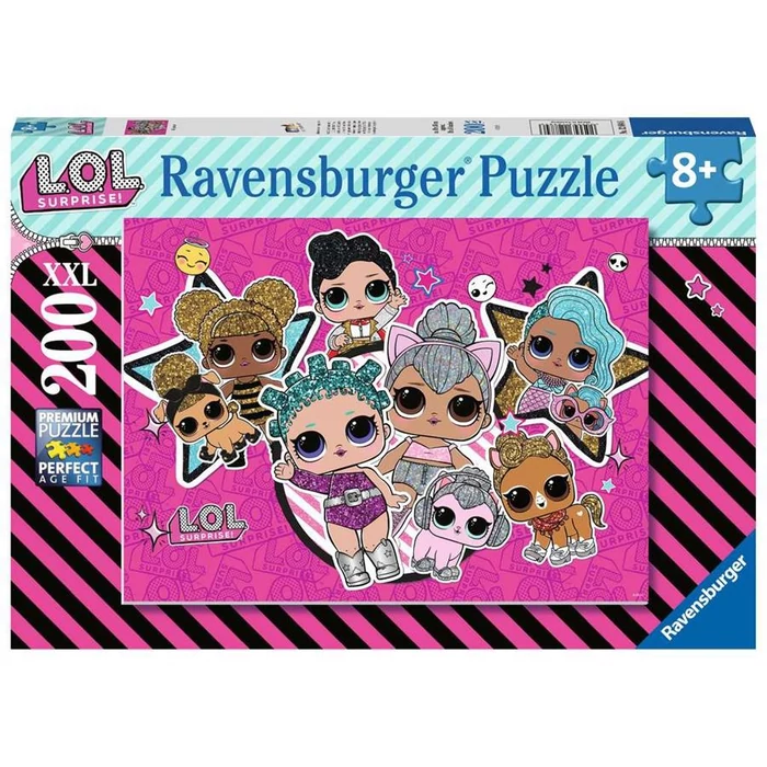 Ravensburger 12884 - LOL Suprise - 200 db-os XXL puzzle