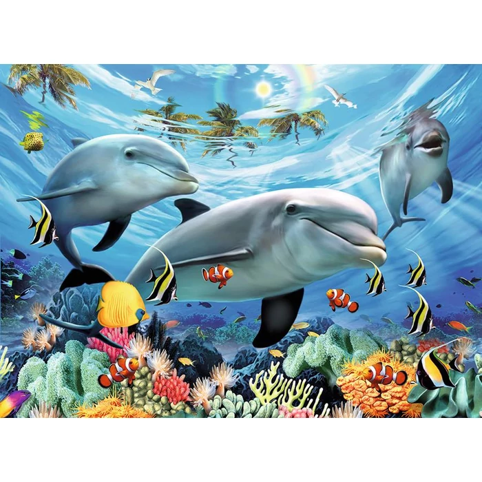 Ravensburger 13052 - Karibi mosoly - 300 db-os XXL puzzle