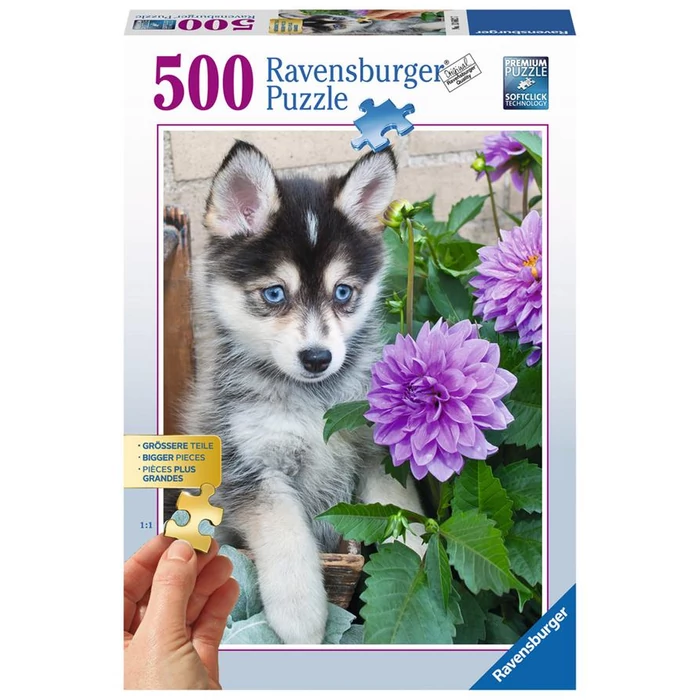 Ravensburger 13682 - Husky kutyus - 500 db-os puzzle