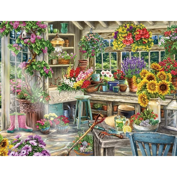 Ravensburger 2000 db-os puzzle - Idilli kert (13996)