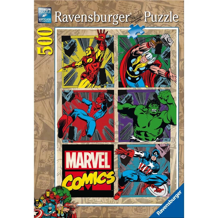 Ravensburger 14339 - Avengers - Bosszúállók képregény - 500 db-os puzzle
