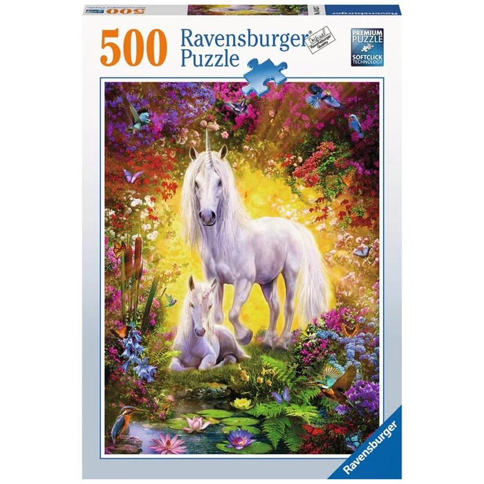 Ravensburger 14825 - Unikornis a csikójával - 500 db-os puzzle