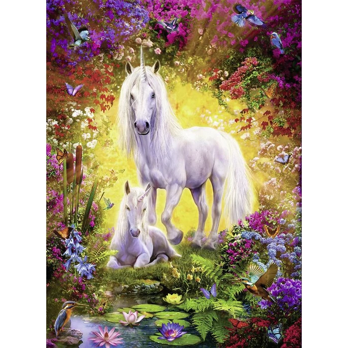 Ravensburger 14825 - Unikornis a csikójával - 500 db-os puzzle
