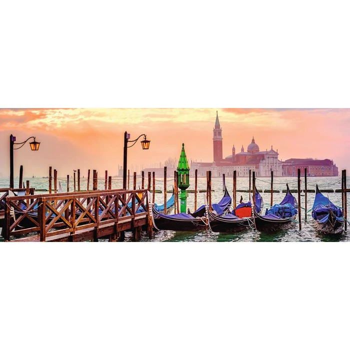 Ravensburger 15082 - Panoráma puzzle - Gondolák Velencében - 1000 db-os puzzle