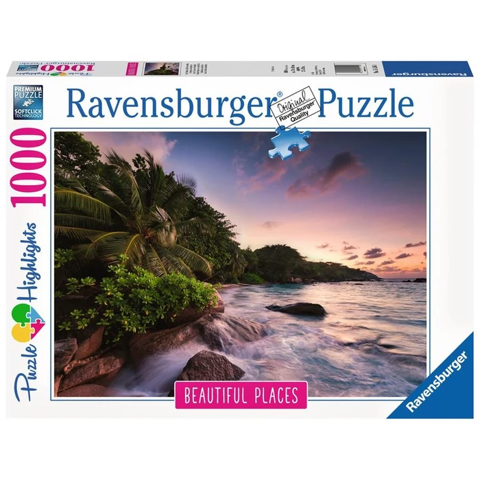 Ravensburger 15156 - Praslin, Seychelle-szigetek - 1000 db-os puzzle
