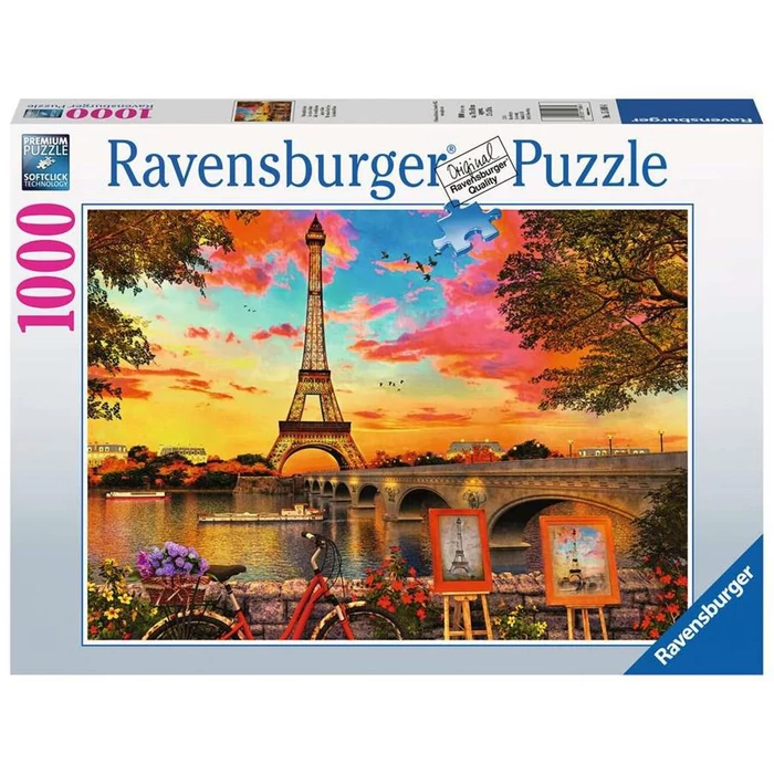 Ravensburger 15168 - A Szajna partján, Párizs - 1000 db-os puzzle