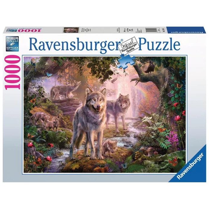 Ravensburger 15185 - Farkascsalád a nyári erdőben - 1000 db-os puzzle