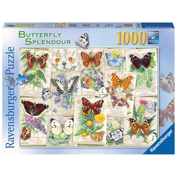 Ravensburger 15261- Tündöklő pillangók  - 1000 db-os puzzle