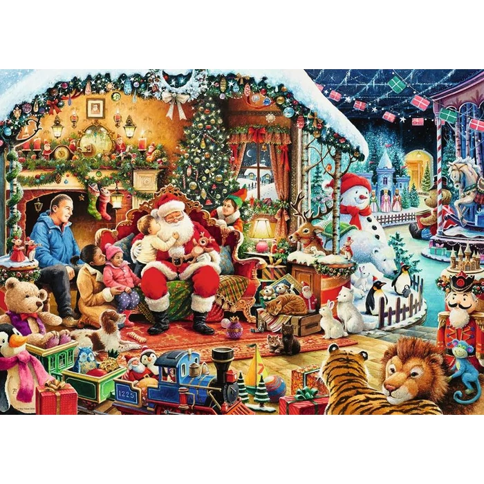 Ravensburger 15354 - A mikulásnál - 1000 db-os puzzle