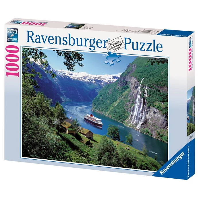Ravensburger 15804 - Norvég fjord - 1000 db-os puzzle