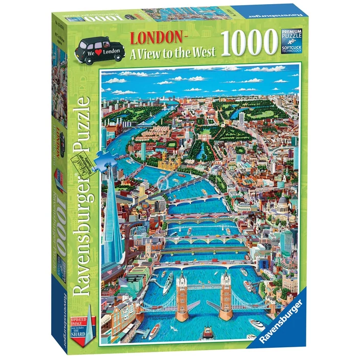 Ravensburger 15870 - London, kilátás nyugat felé - 1000 db-os puzzle