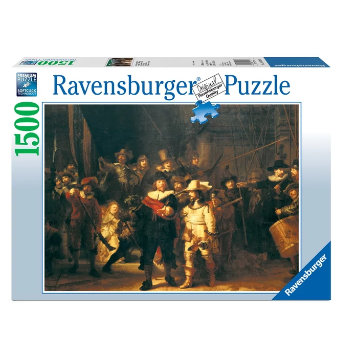 Ravensburger 16205 - Rembrandt - Éjjeli őrjárat - 1500 db-os puzzle