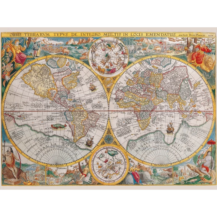 Ravensburger 16381 - Történelmi térkép - 1500 db-os puzzle