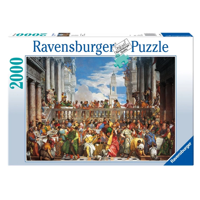 Ravensburger 16653 - Paolo Veronese - A kánai menyegző - 2000 db-os puzzle