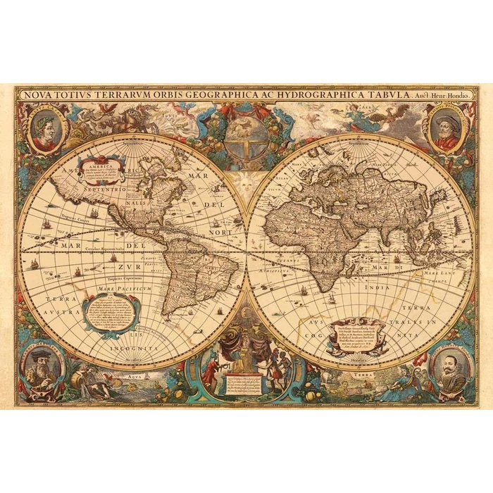 Ravensburger 17411 - Történelmi világtérkép - 5000 db-os puzzle