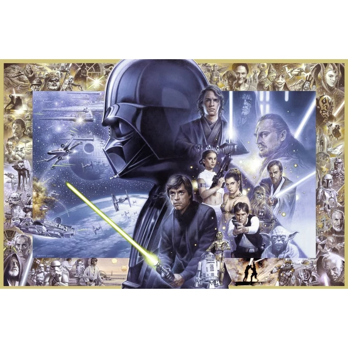 Ravensburger 17431 - Star Wars I-VI epizód - 5000 db-os puzzle