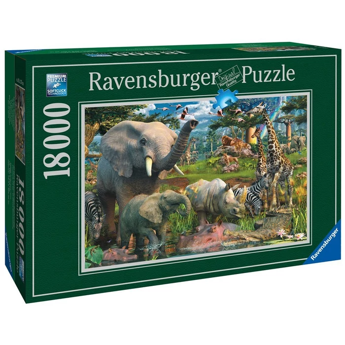 Ravensburger 17823 - Az itatónál - 18000 db-os puzzle