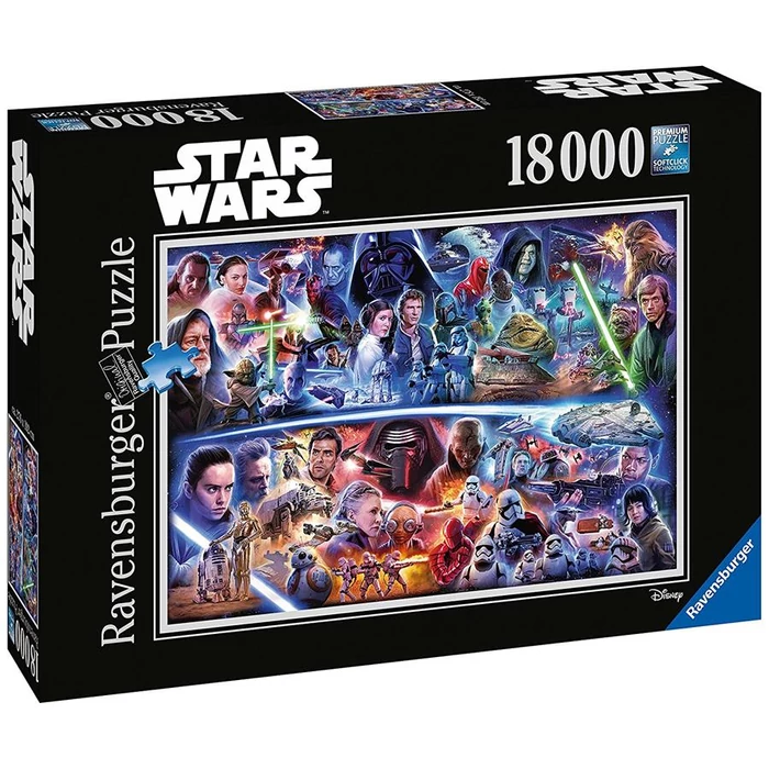 Ravensburger 17827 - Star Wars - Galaktikus időutazás - 18000 db-os puzzle