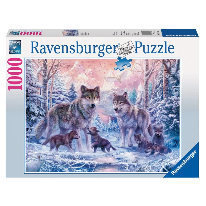 Ravensburger 19146 - Sarkvidéki farkasok - 1000 db-os puzzle