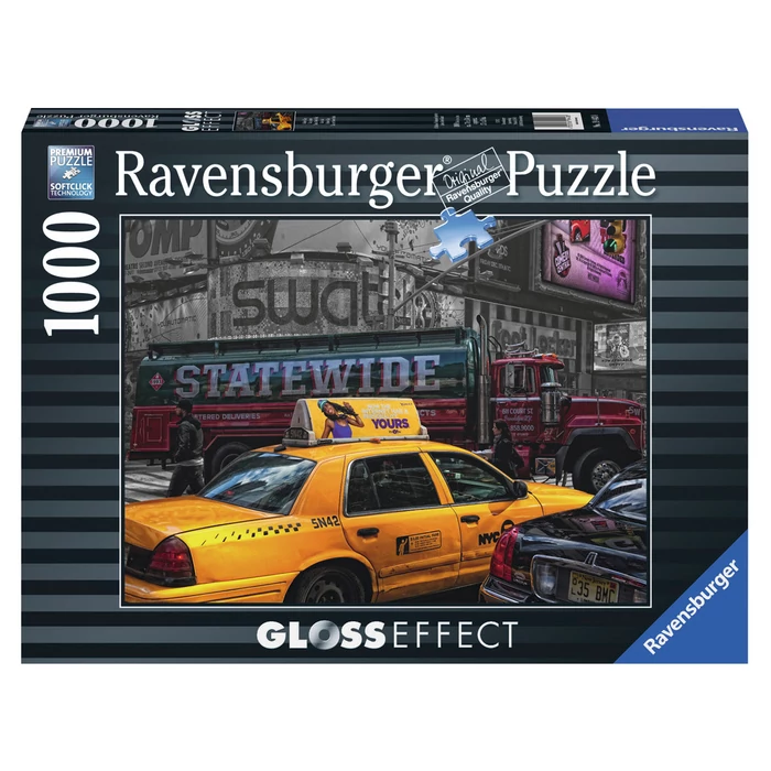 Ravensburger 19443 - Sárga taxi - 1000 db-os puzzle