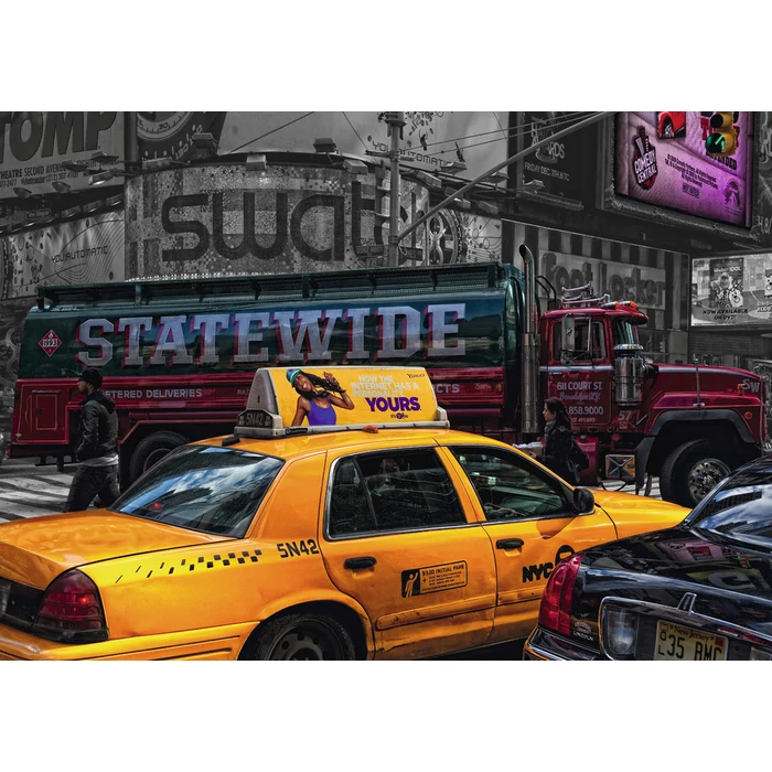 Ravensburger 19443 - Sárga taxi - 1000 db-os puzzle
