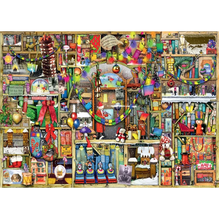 Ravensburger 19468 - Karácsonyi szekrény - Colin Thompson - 1000 db-os puzzle