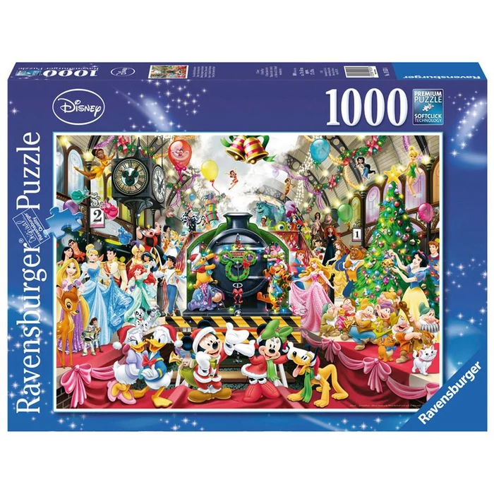 Ravensburger 19553 - Disney karácsonyi vonat - 1000 db-os puzzle