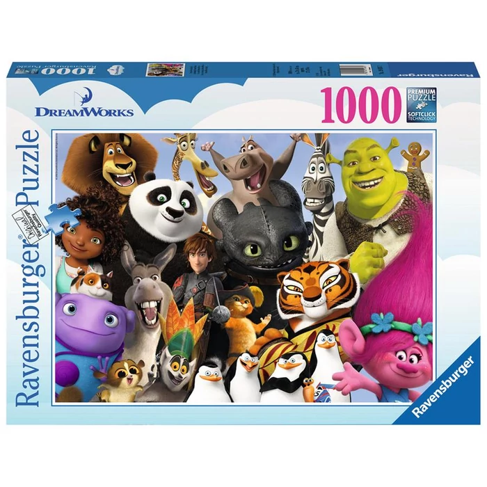 Ravensburger 19693 - A Dreamworks család - 1000 db-os puzzle
