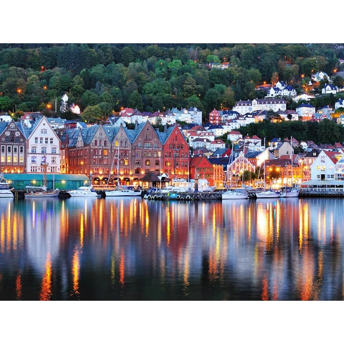 Ravensburger 19715 - Bergen, Norvégia - 1000 db-os puzzle
