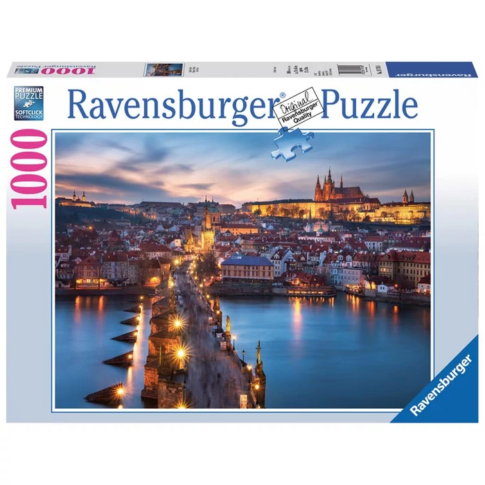 Ravensburger 19740 - Prága éjjel - 1000 db-os puzzle
