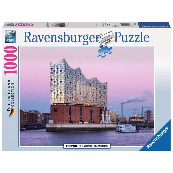 Ravensburger 19784 - Deutschland Collection - Elbai Filharmónia, Hamburg - 1000 db-os puzzle