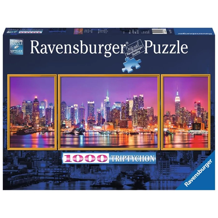 Ravensburger 19792 - Triptychon puzzle - New York - 1000 db-os puzzle