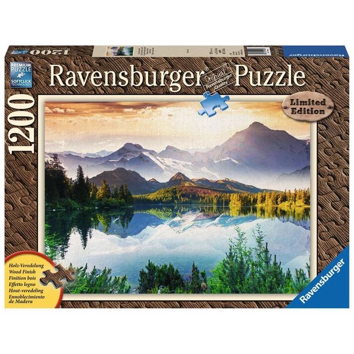 Ravensburger 19901 - Hegyek napsütésben - 1200 db-os Fa hatású puzzle