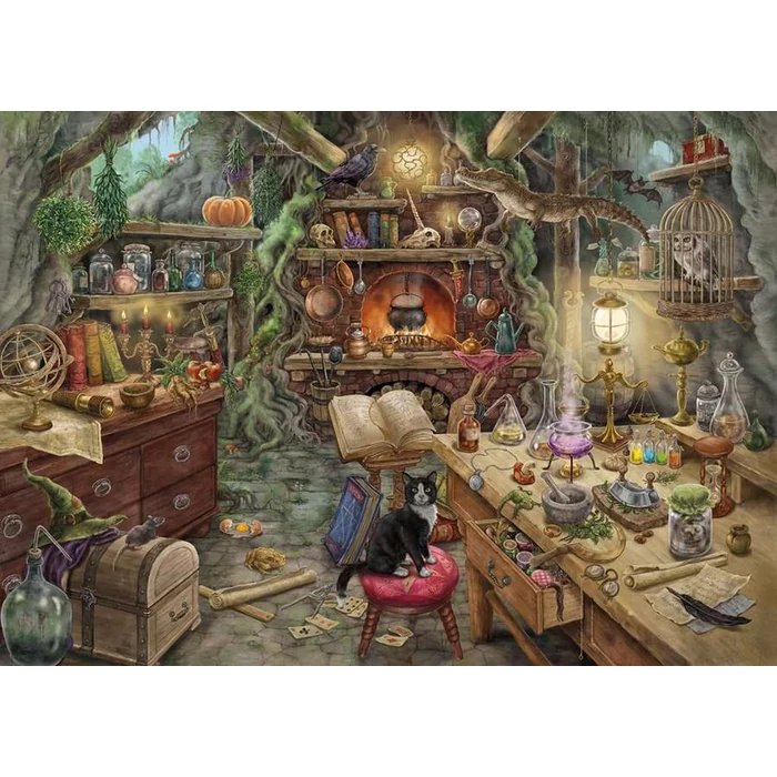 Ravensburger 19952 - A boszorkány konyhája - 759 db-os Exit puzzle 