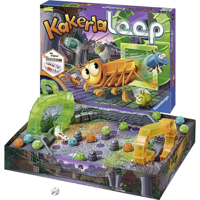 Ravensburger 21165 - Csótánycsapda - Csőcsata 3D társasjáték 