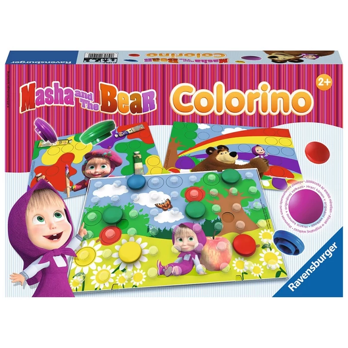 Ravensburger 21192 - Mása és a medve Colorino társasjáték