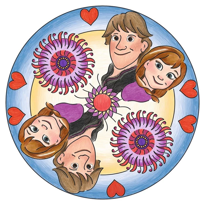 Ravensburger 29903 - Jégvarázs mandala készítő szett