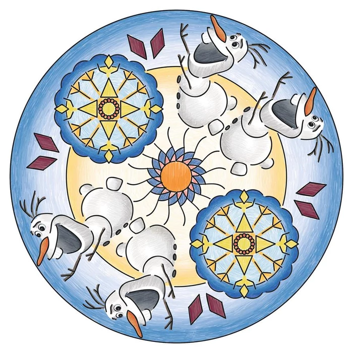 Ravensburger 29903 - Jégvarázs mandala készítő szett