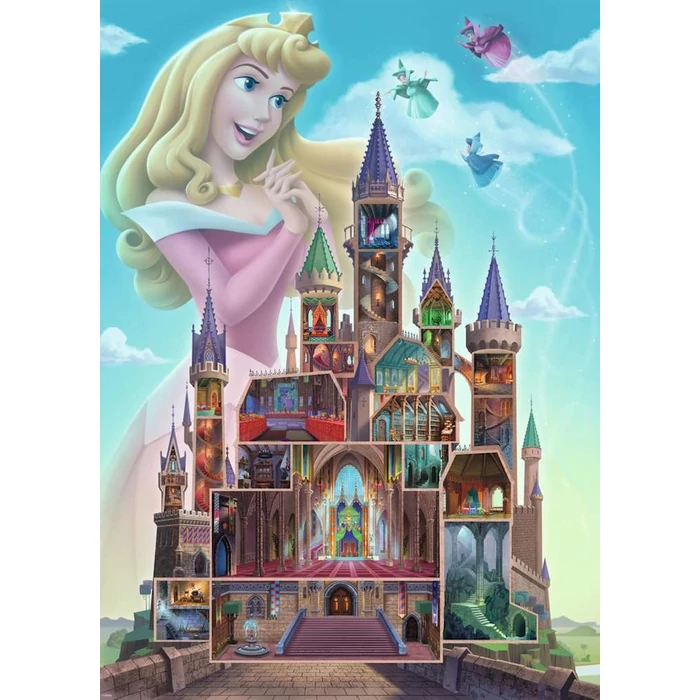 Ravensburger 17338 - Disney Castle collection - Csipkerózsika - 1000 db-os puzzle