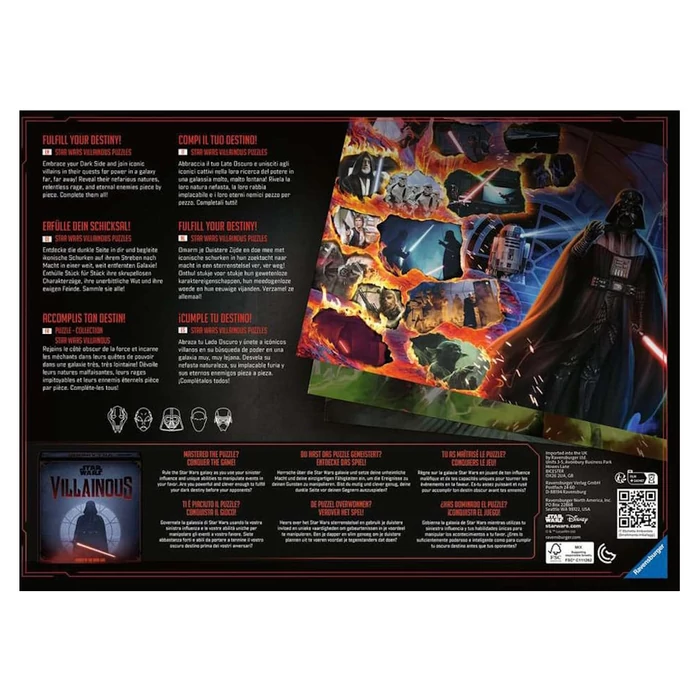 Ravensburger 17342  - Disney gonoszai - Grievous tábornok - 1000 db-os puzzle
