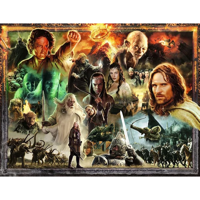 Ravensburger 17293 - Gyűrűk Ura: A király visszatér - 2000 db-os puzzle