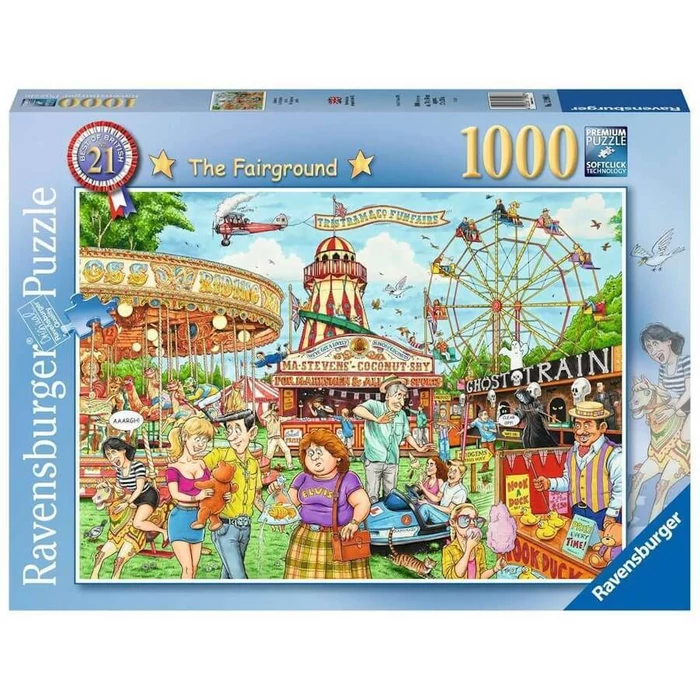 Ravensburger - Káosz a vidámparkban 1000 db-os puzzle 13990